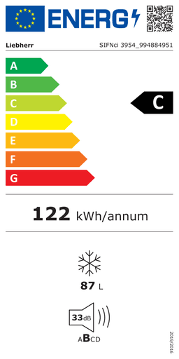 Etiqueta energética oficial de Liebherr SIFNci 3954_994884951
